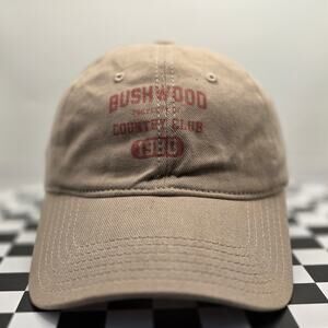 Caddyshack Bushwood Country Club Hat Tan Khaki Dad Hat Baseball Cap 1980 Movie